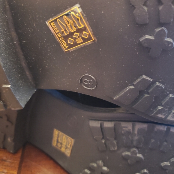 Dream Pairs Lace Up Black Combat Boots - Picture 9 of 9